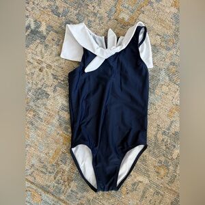Minnow girls sailor swimsuit. So classic and lovely. Perfect condition.